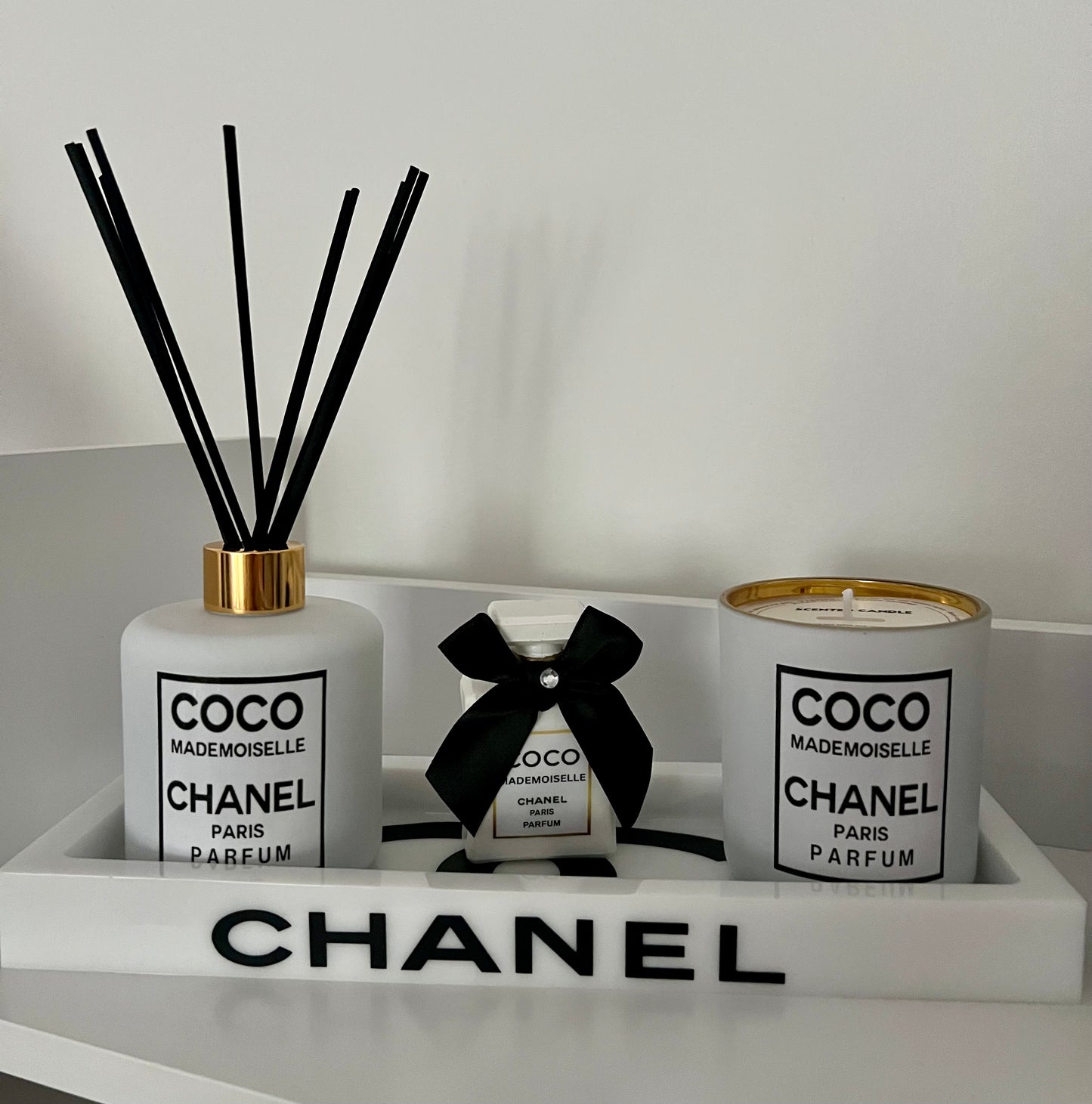 Deluxe candle & reeds with long tray