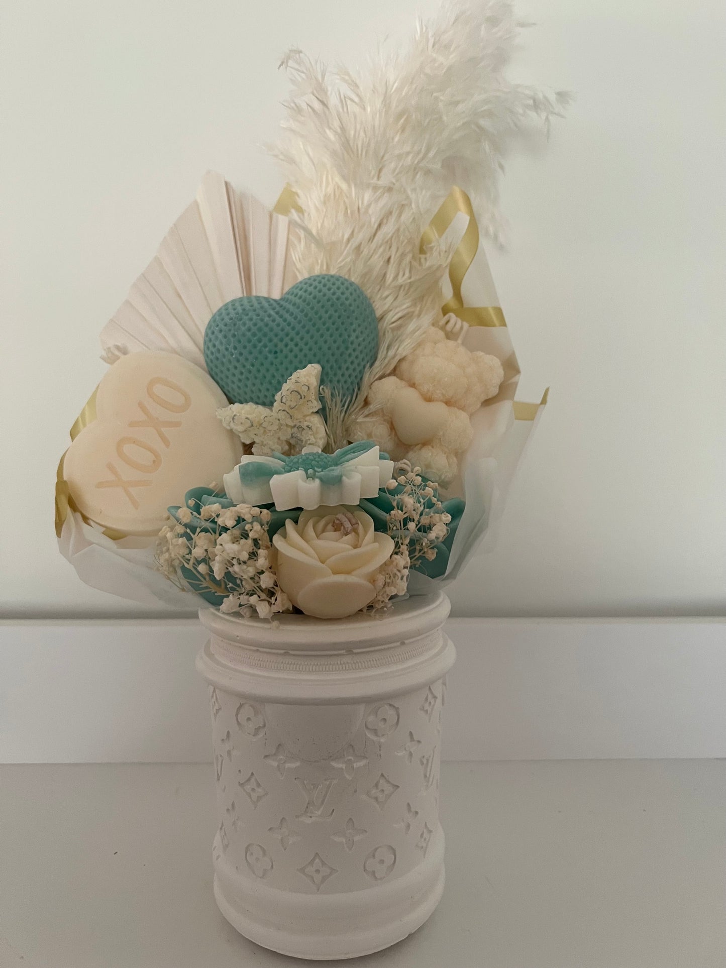 Handbag Vase Candle Bouquet