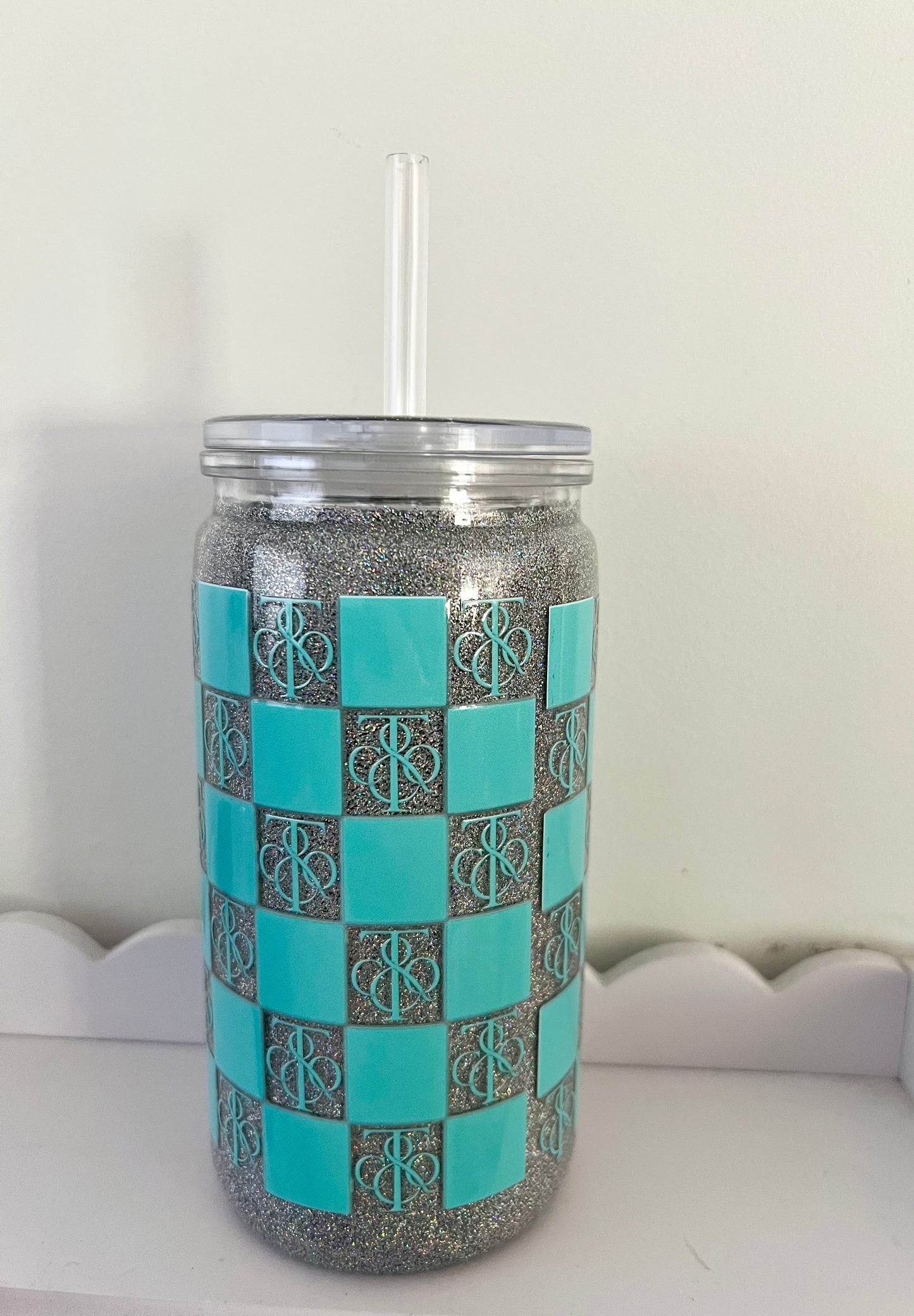 Hot & Cold tumbler double wall glitter 16oz