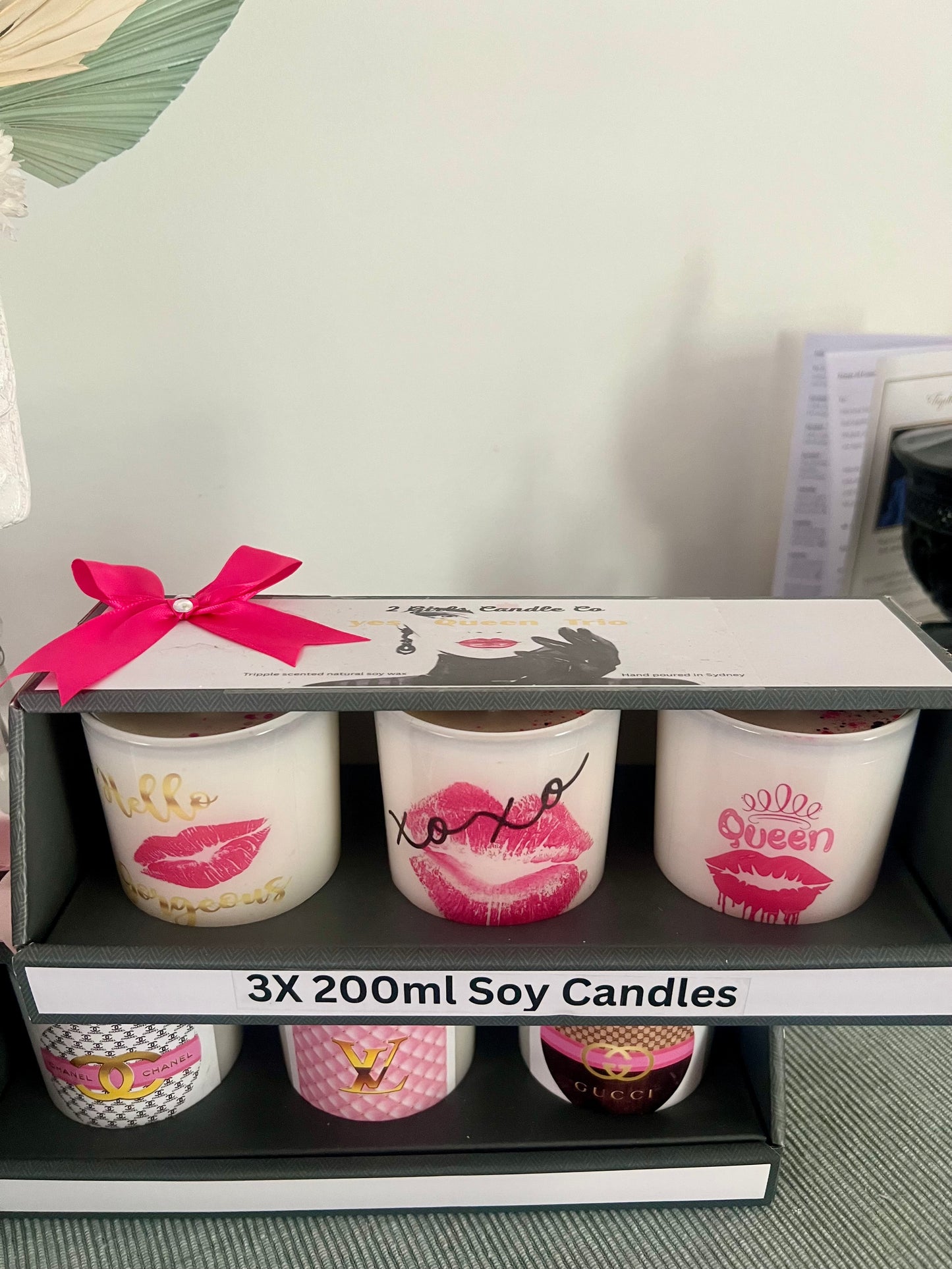 Designer Candle trio set
