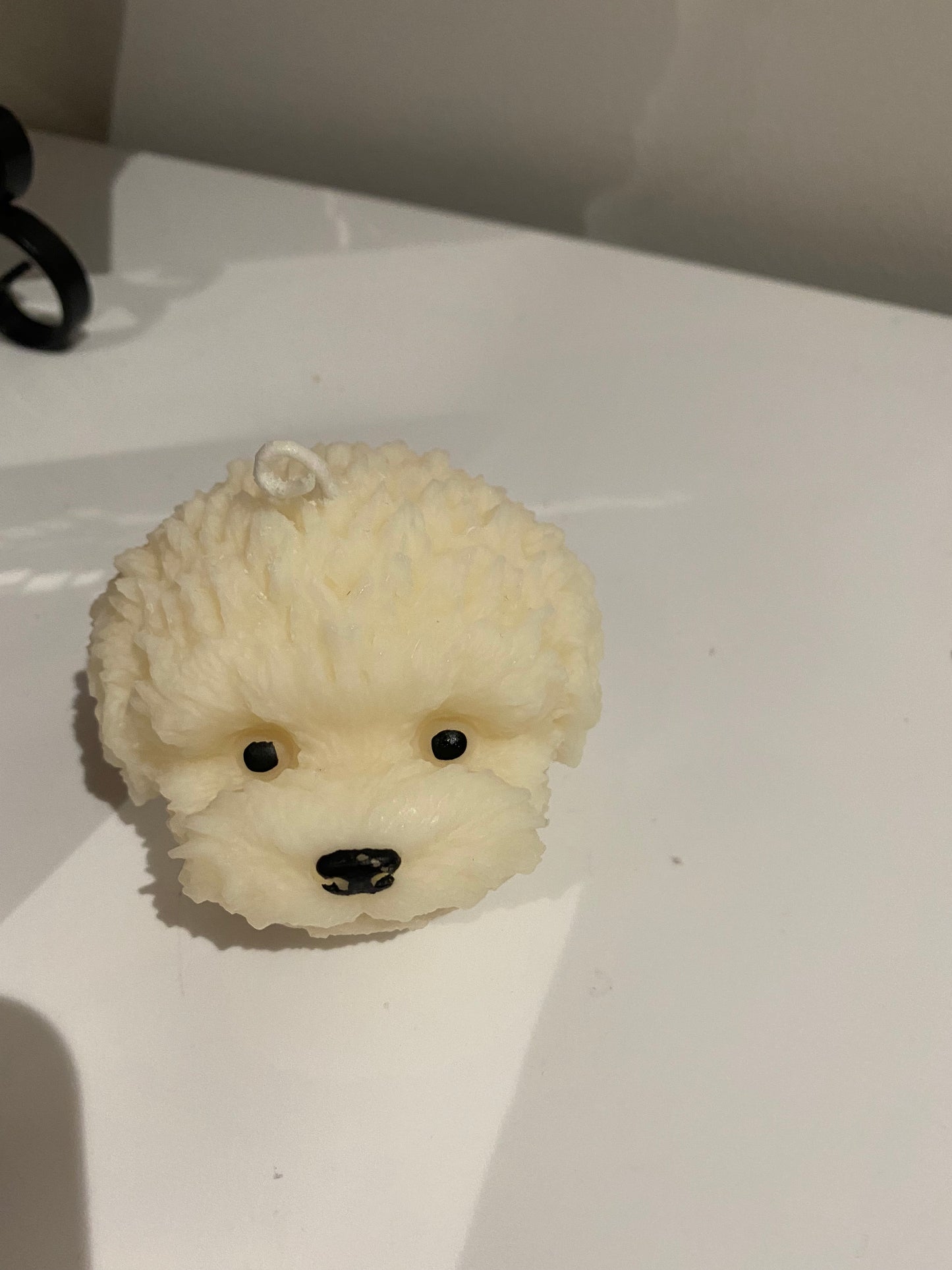 cavoodle puppy head candle