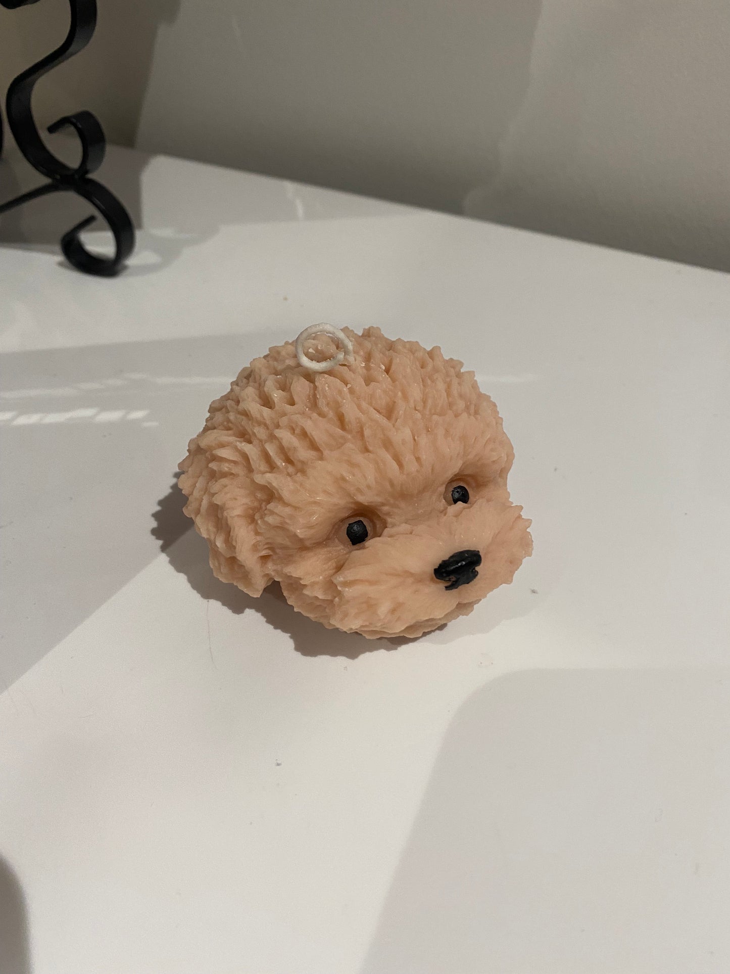 cavoodle puppy head candle