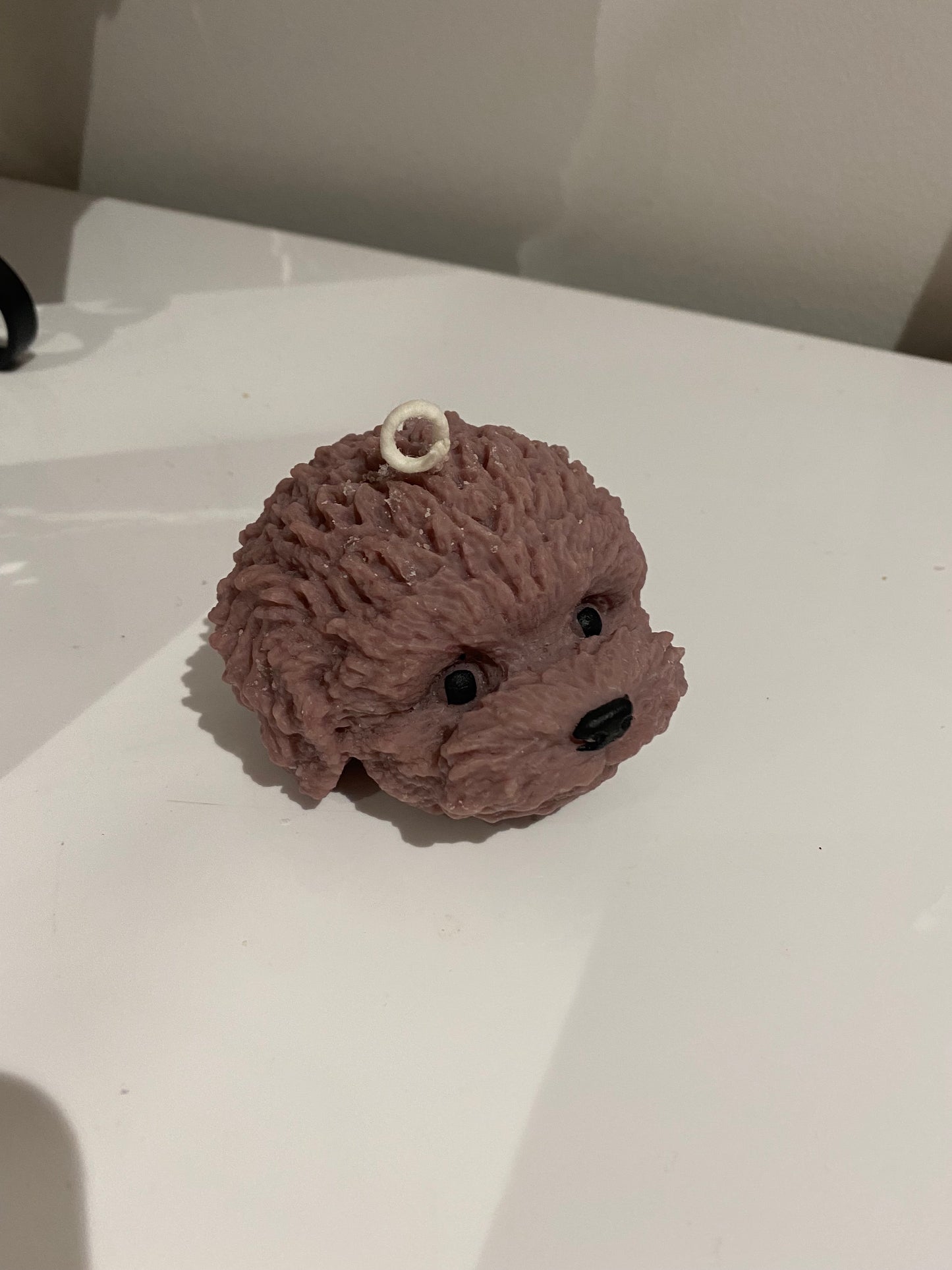 cavoodle puppy head candle