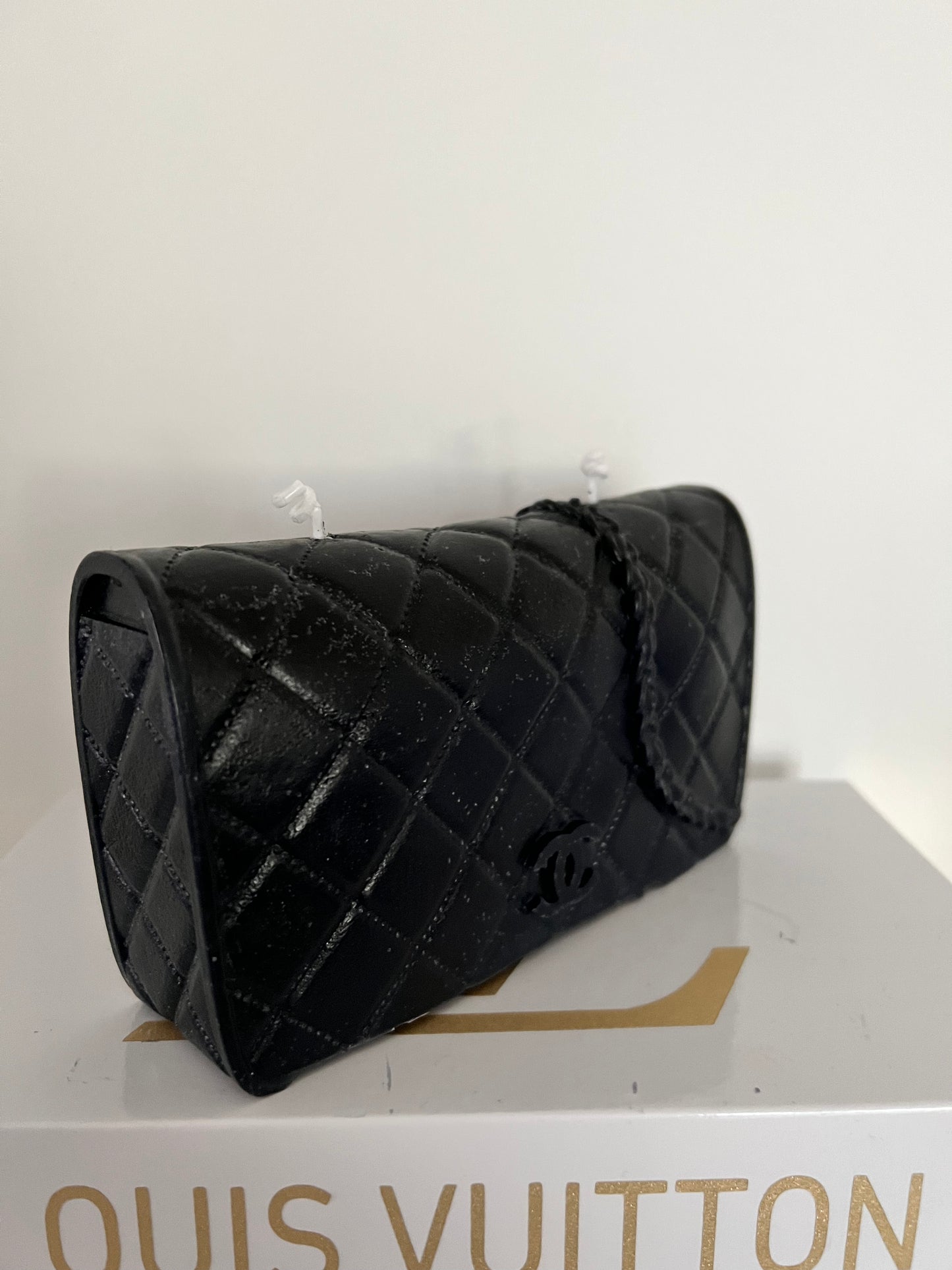 CC designer inspired handbag candle