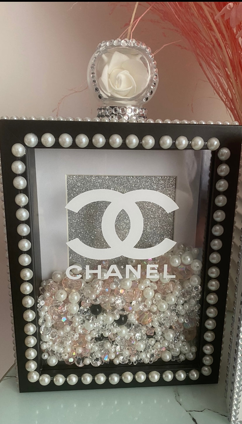 Designer inspired frames with crystals beads & pearls CC, L, GG, YSL, CD