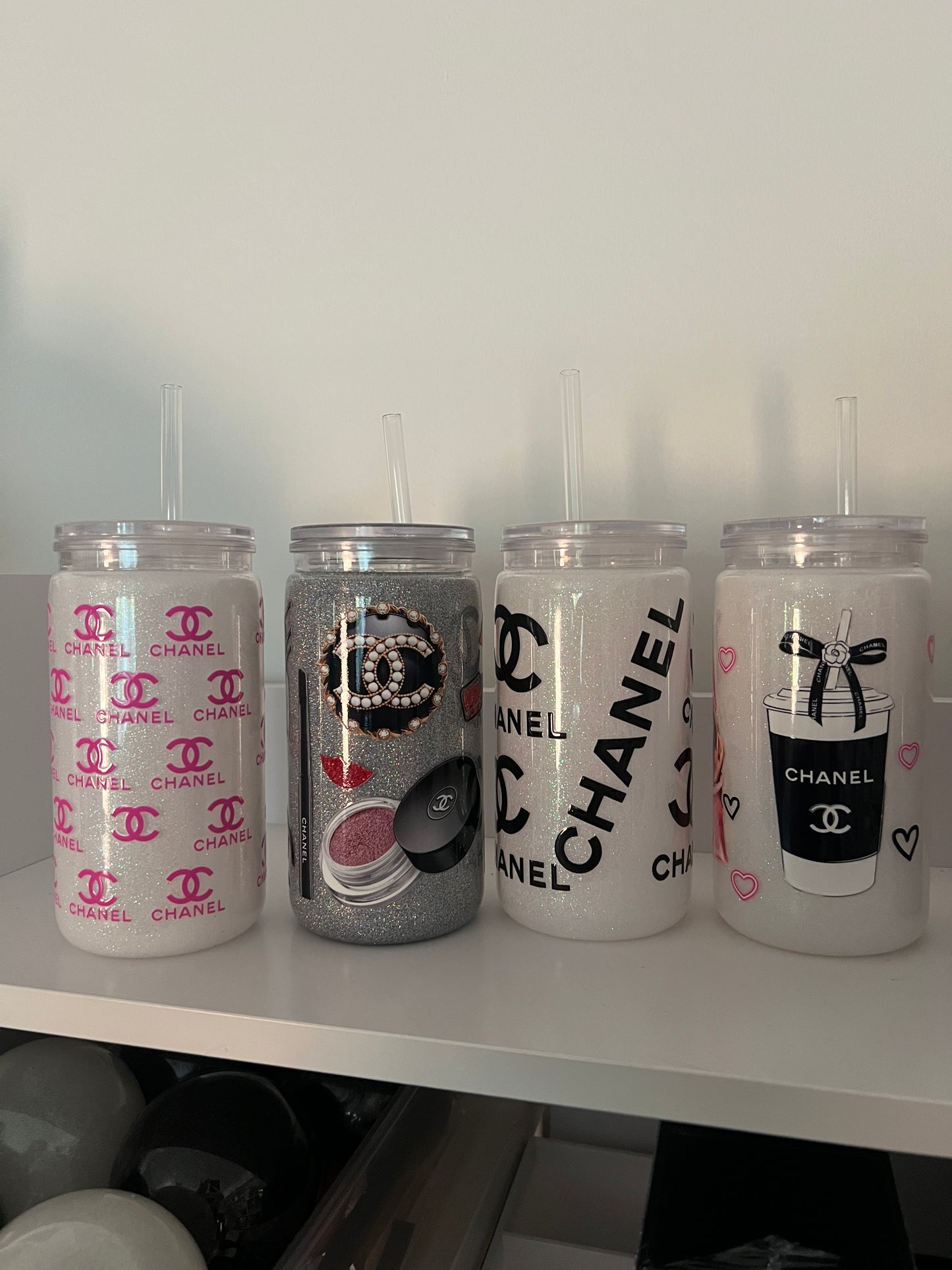 Hot & Cold tumbler double wall glitter 16oz