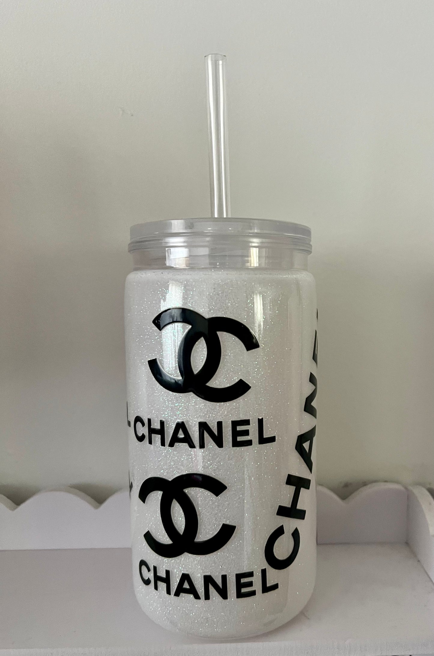 Hot & Cold tumbler double wall glitter 16oz