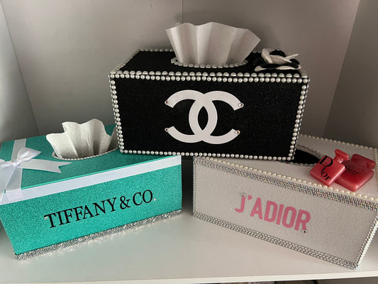 Boujee Tissue Box designer inspired