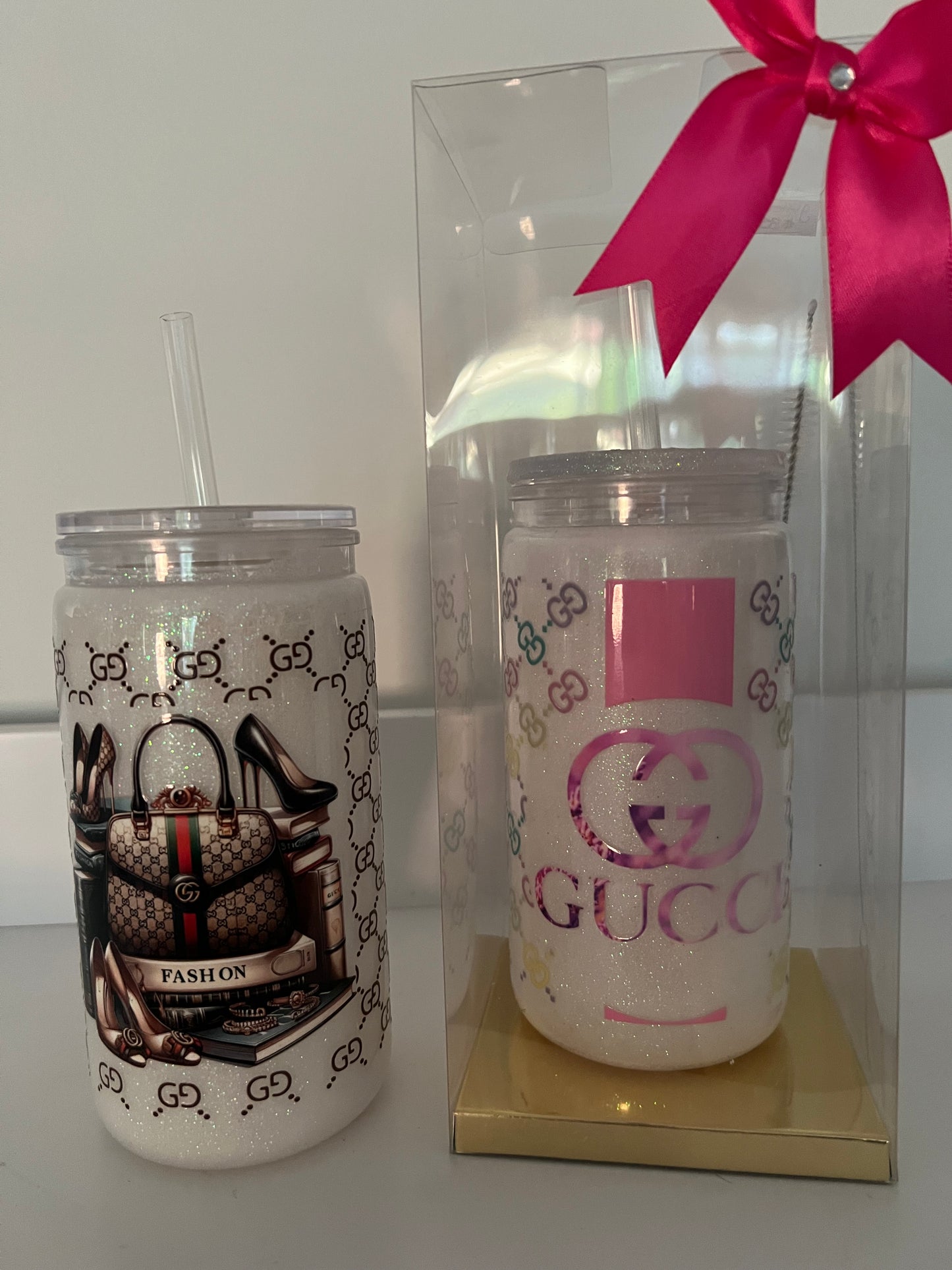 Hot & Cold tumbler double wall glitter 16oz