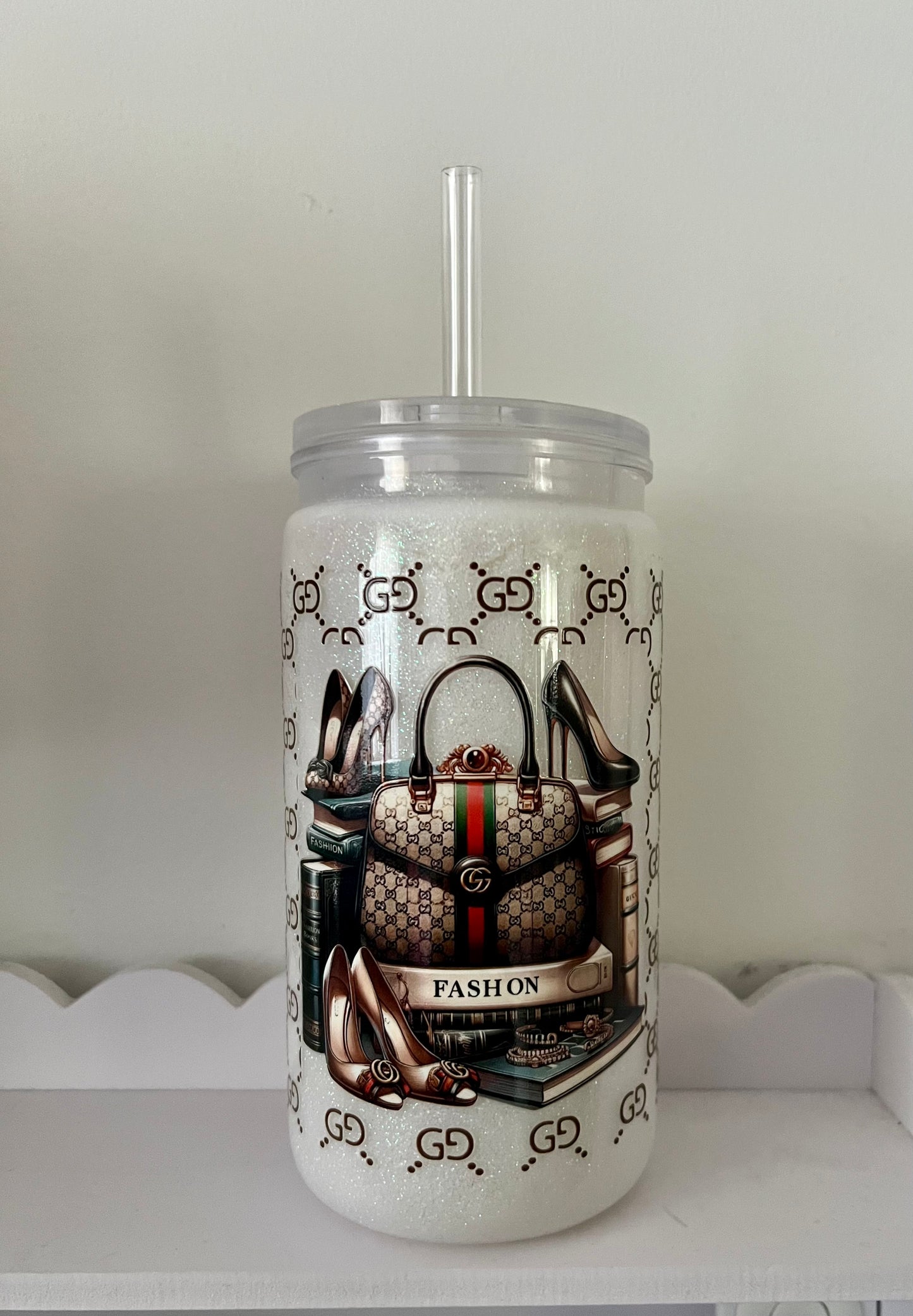 Hot & Cold tumbler double wall glitter 16oz