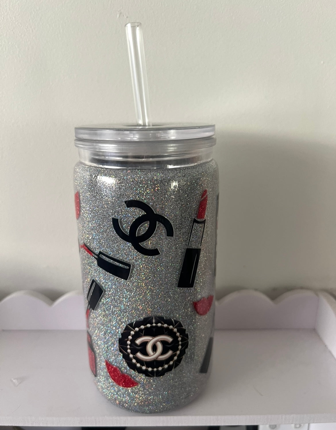 Hot & Cold tumbler double wall glitter 16oz