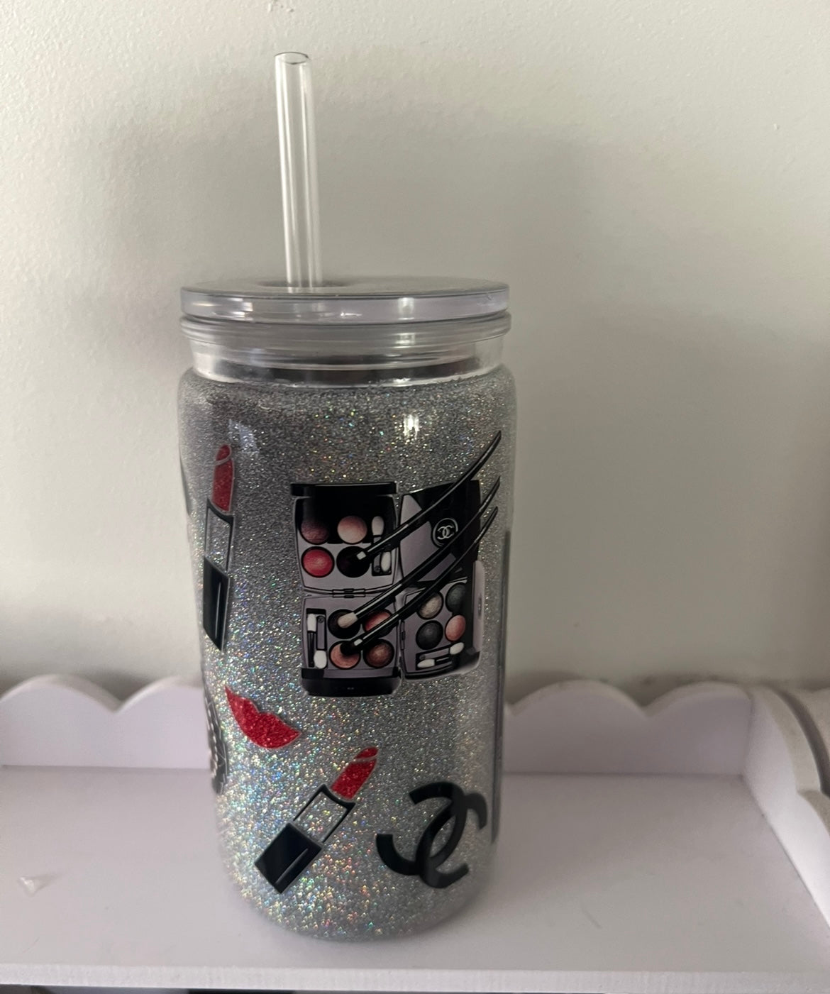 Hot & Cold tumbler double wall glitter 16oz
