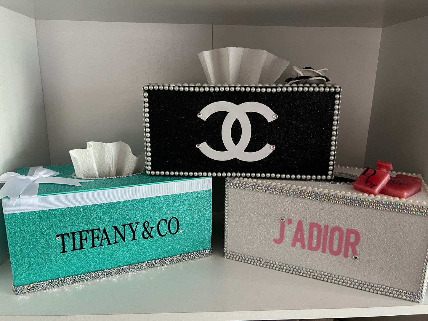 Boujee Tissue Box designer inspired