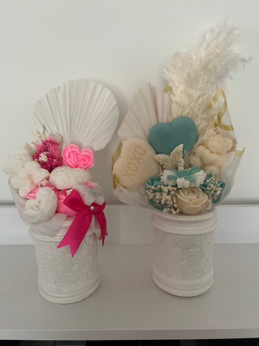 Handbag Vase Candle Bouquet