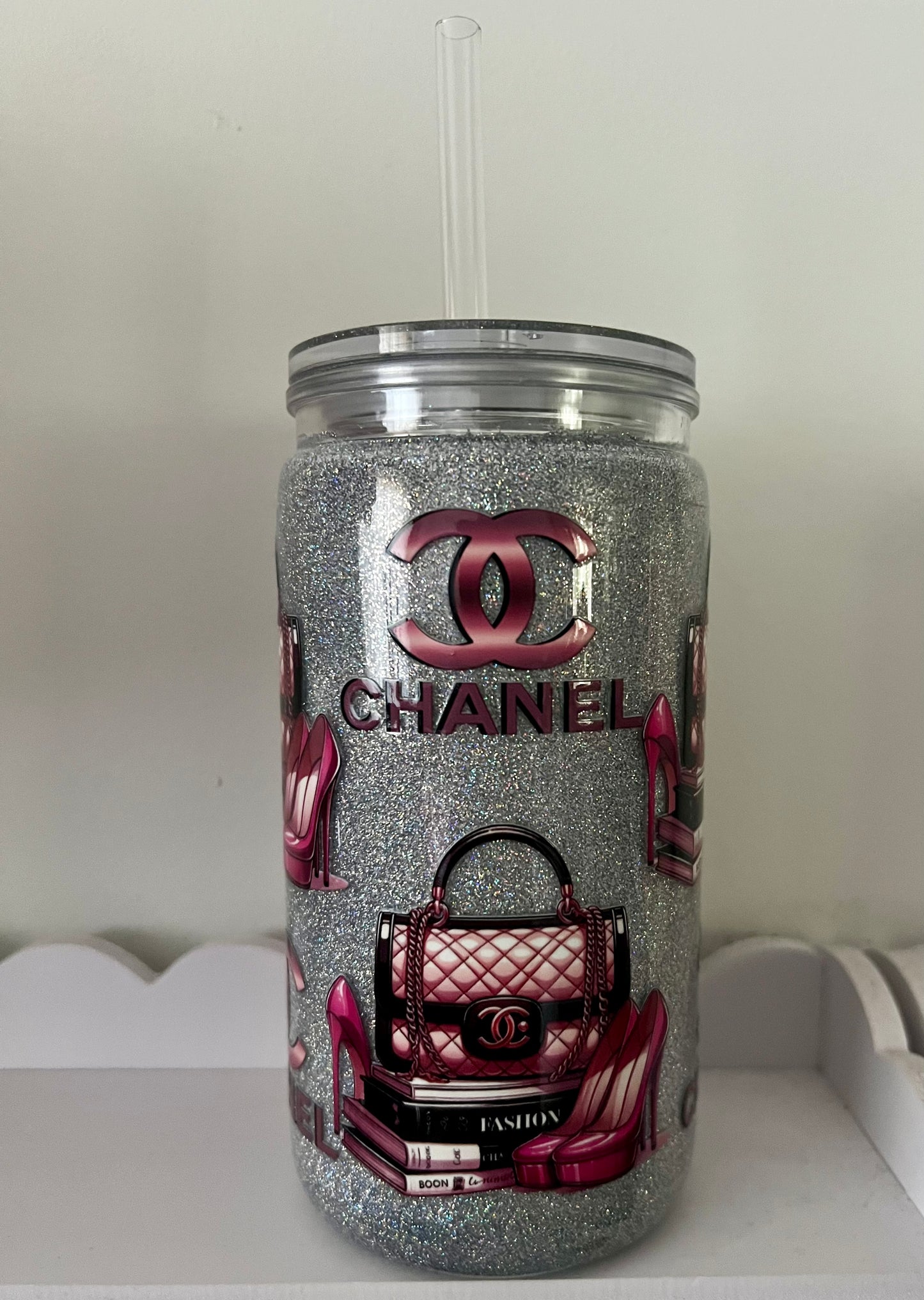 Hot & Cold tumbler double wall glitter 16oz