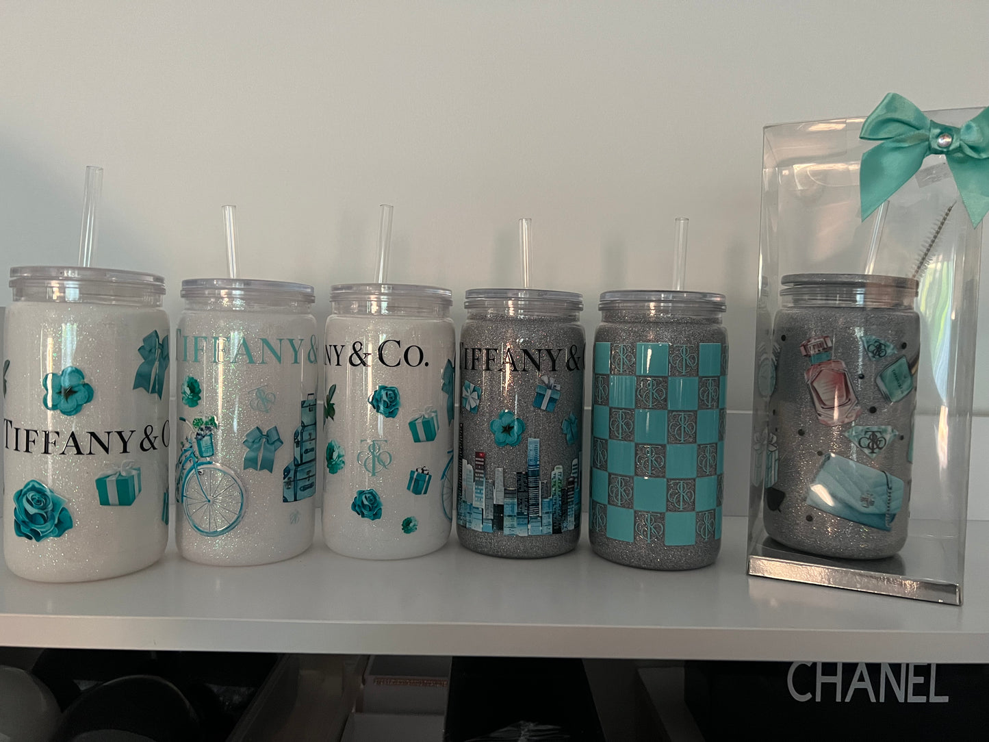 Hot & Cold tumbler double wall glitter 16oz