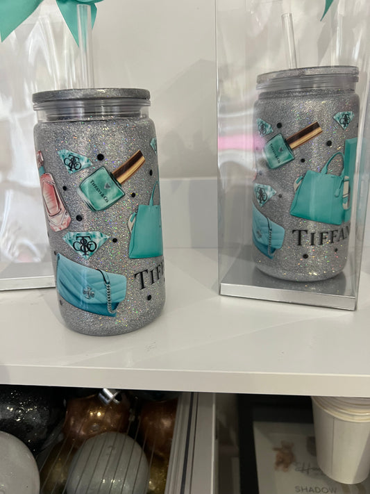 Glitter double wall hot & cold cup