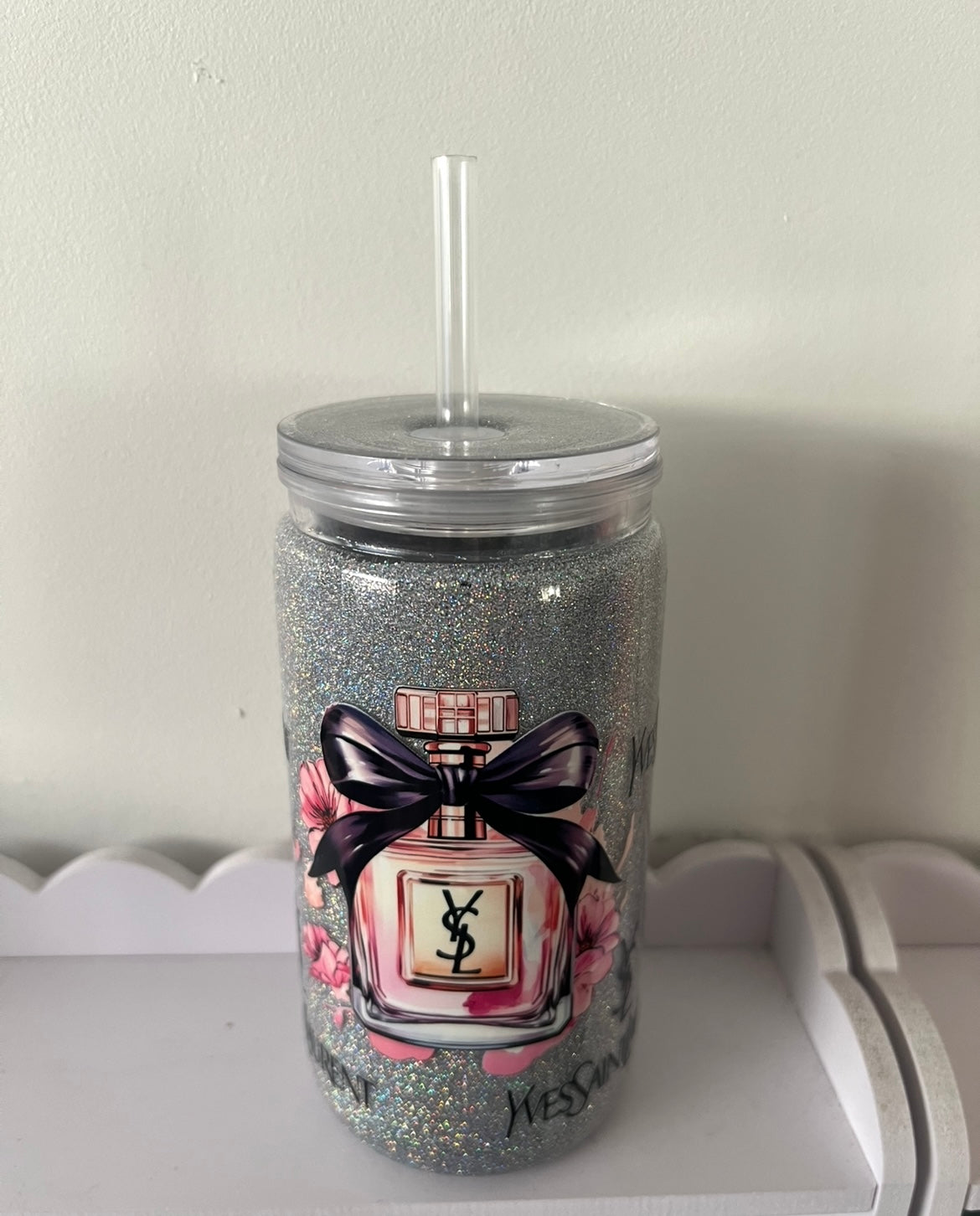 Hot & Cold tumbler double wall glitter 16oz