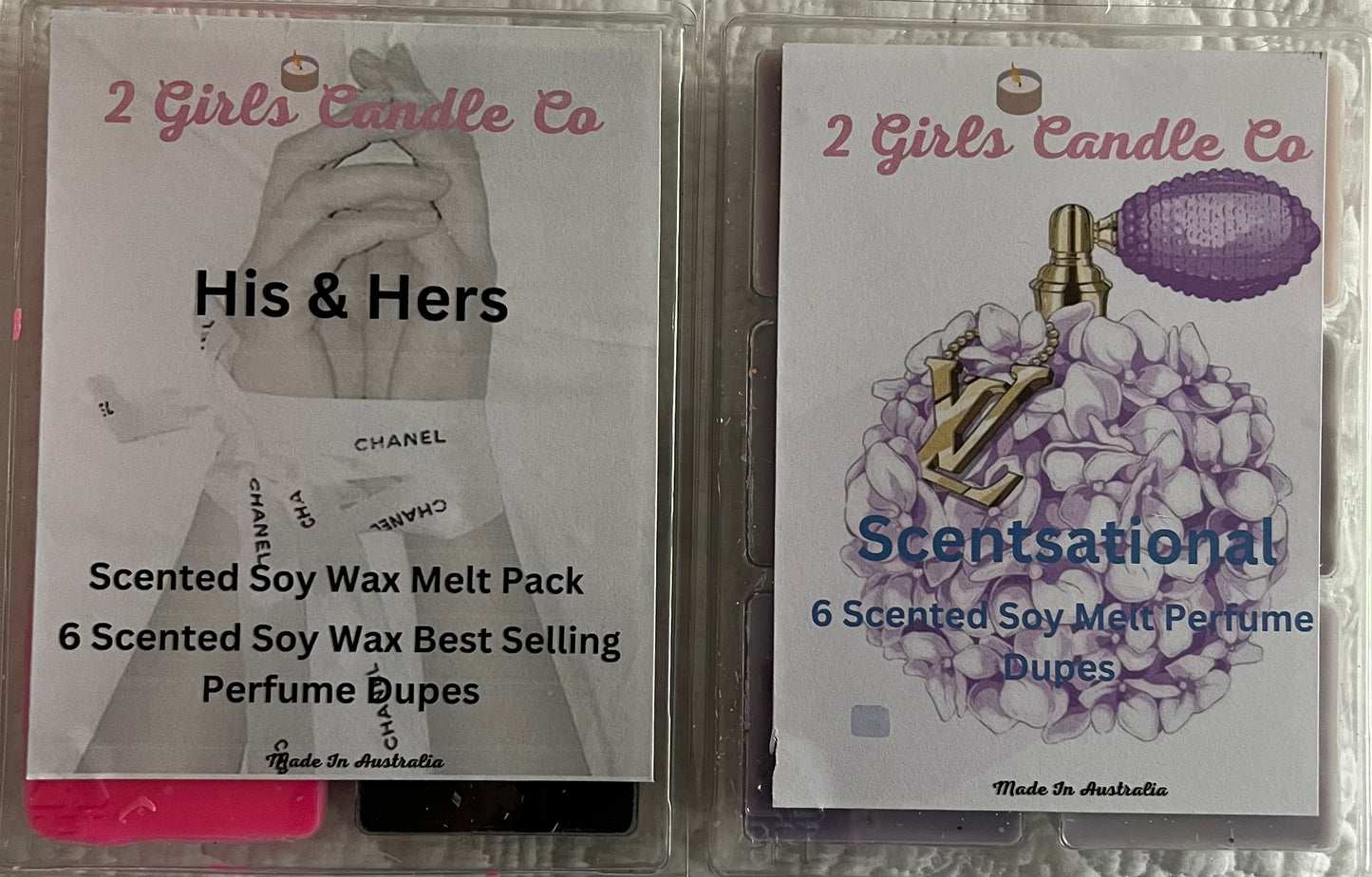 Designer Dupes scented soy wax melts