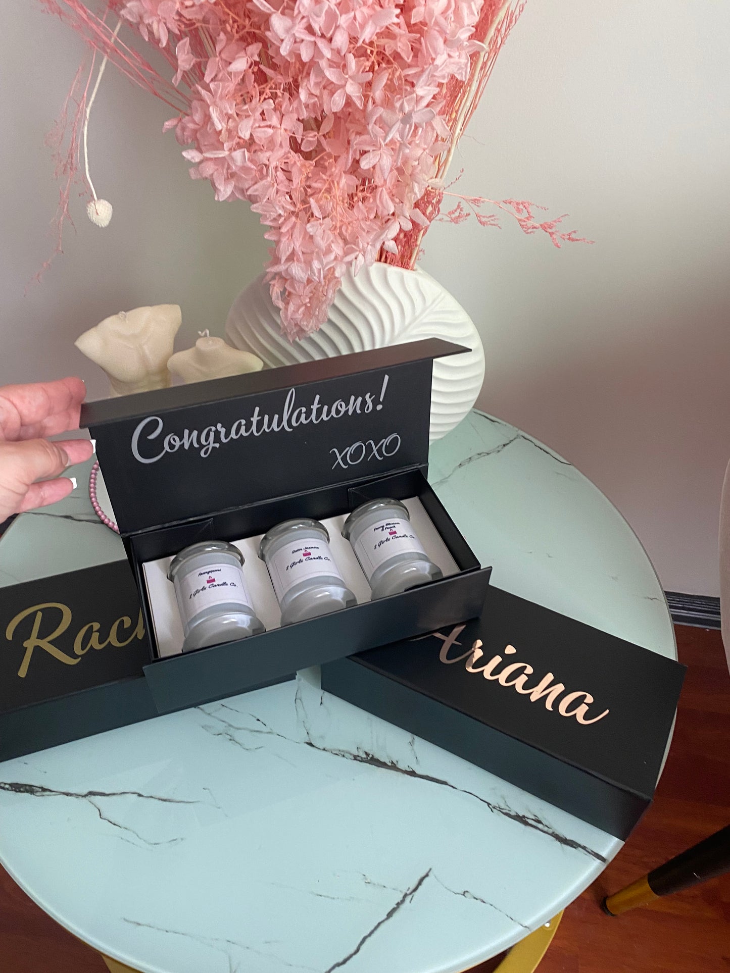 Say It With Candles personalised candle gift set perfect for any occasion