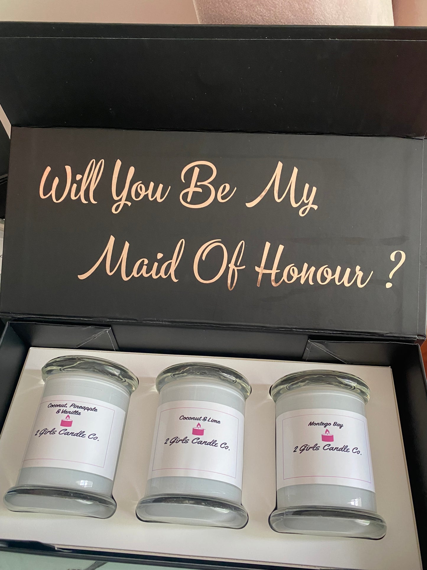 Say It With Candles personalised candle gift set perfect for any occasion