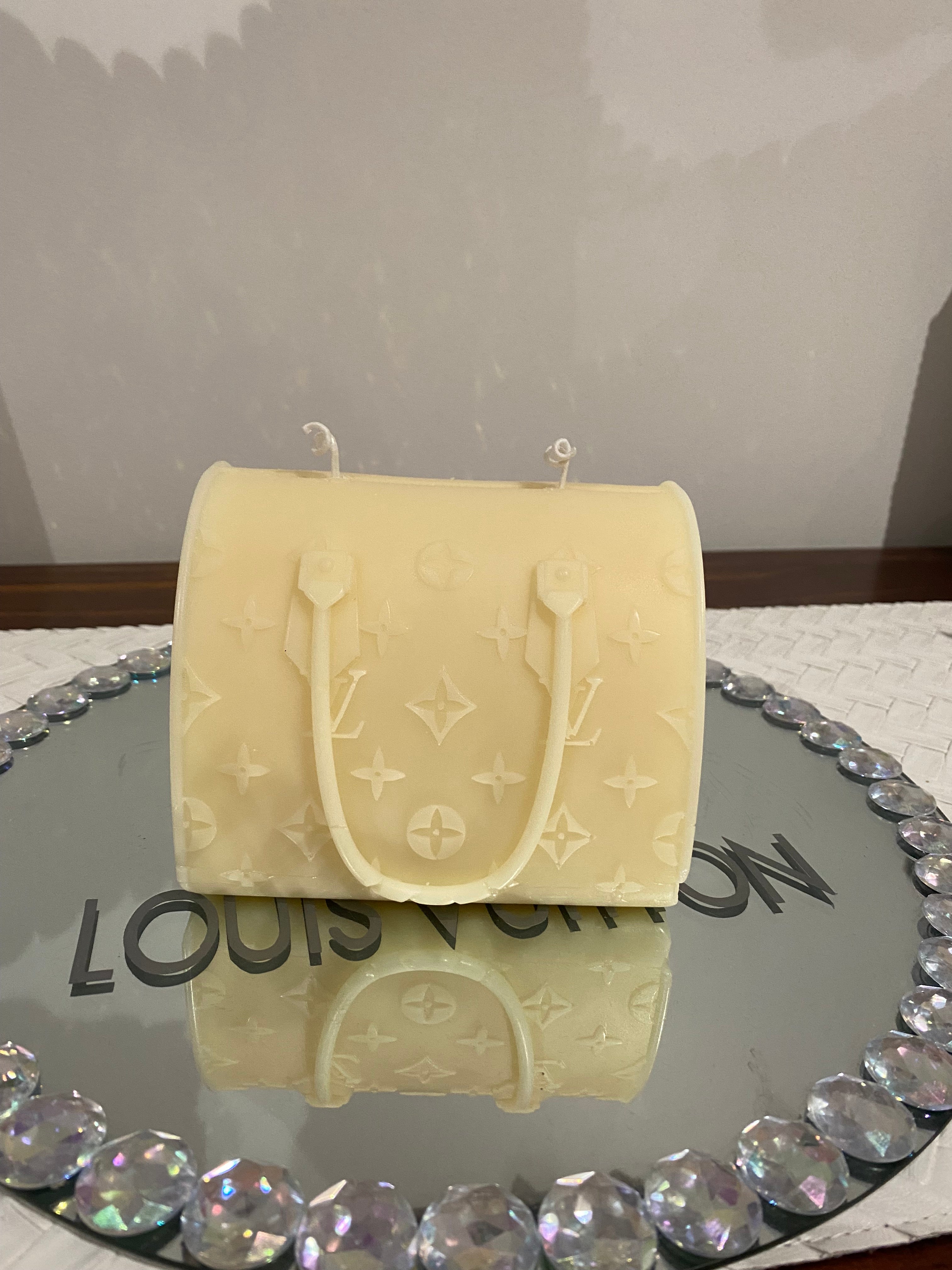 LV Inspired Bag Candle – Christen Your Room