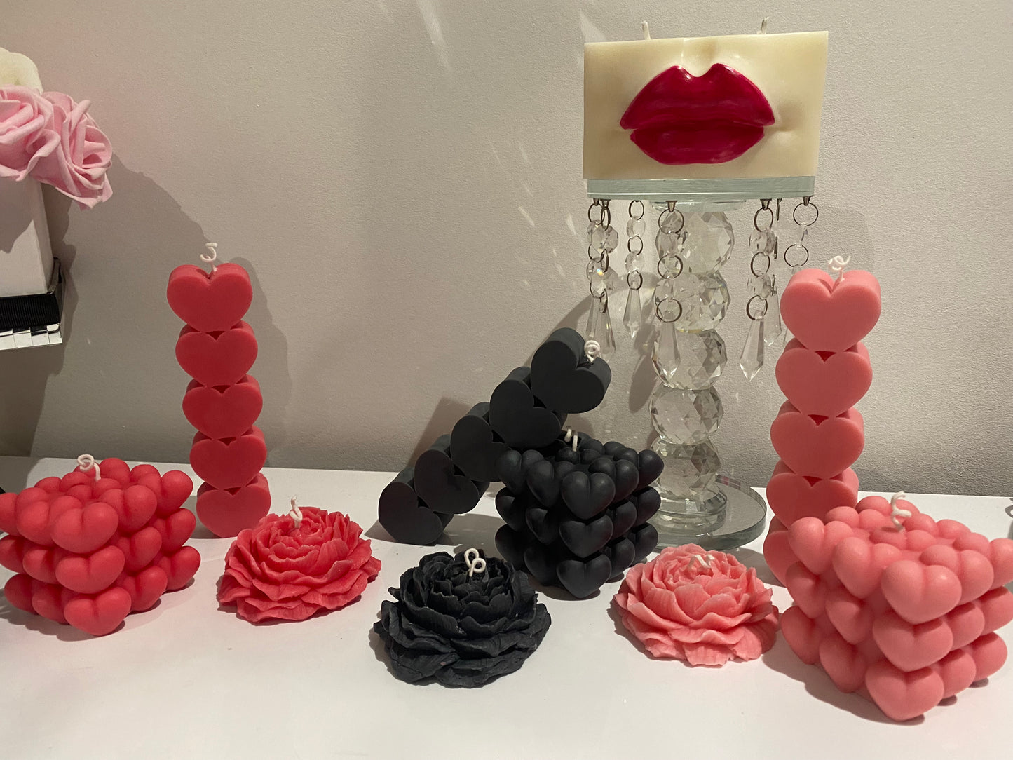 Sweetheart candle set