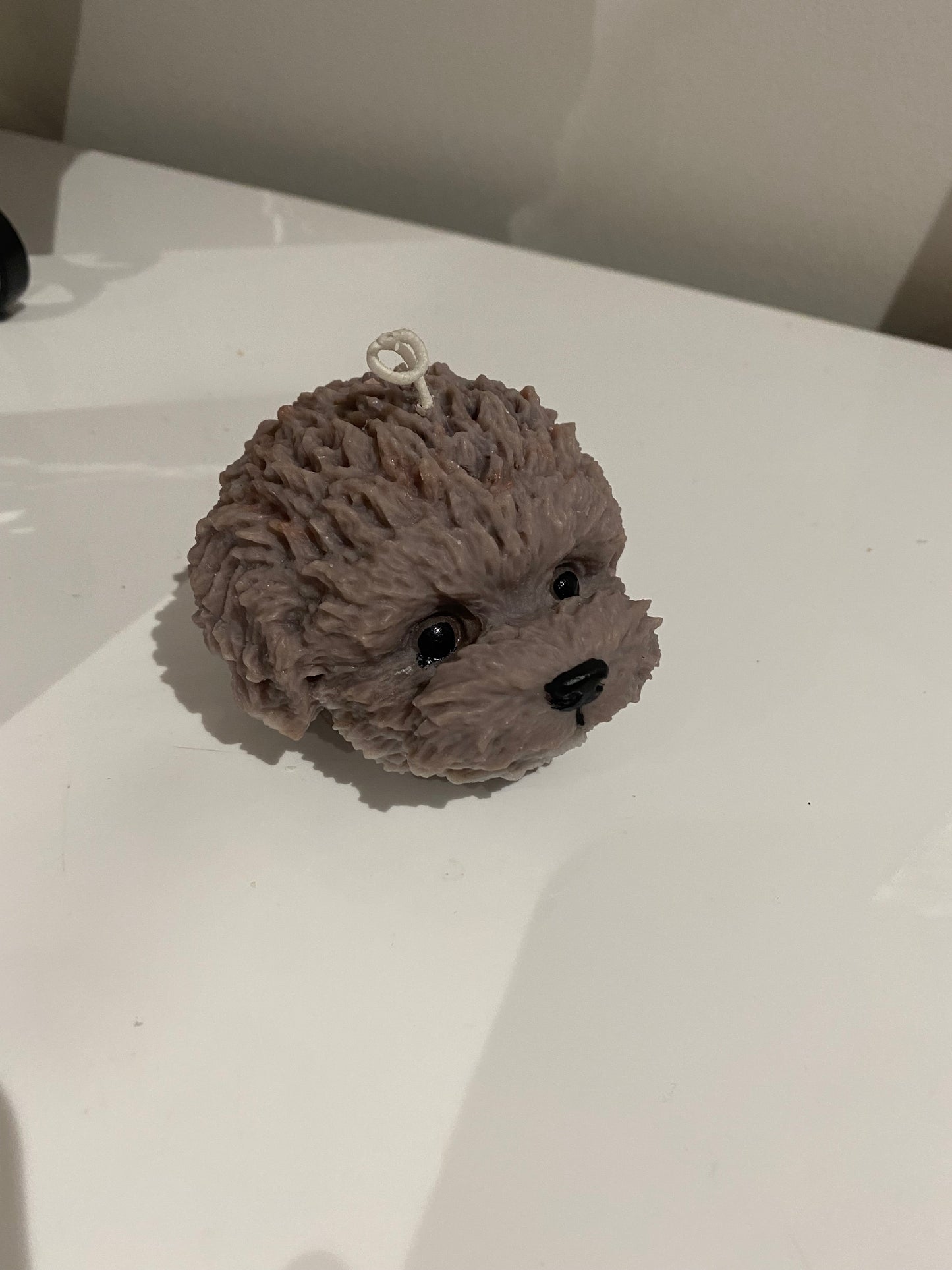 cavoodle puppy head candle