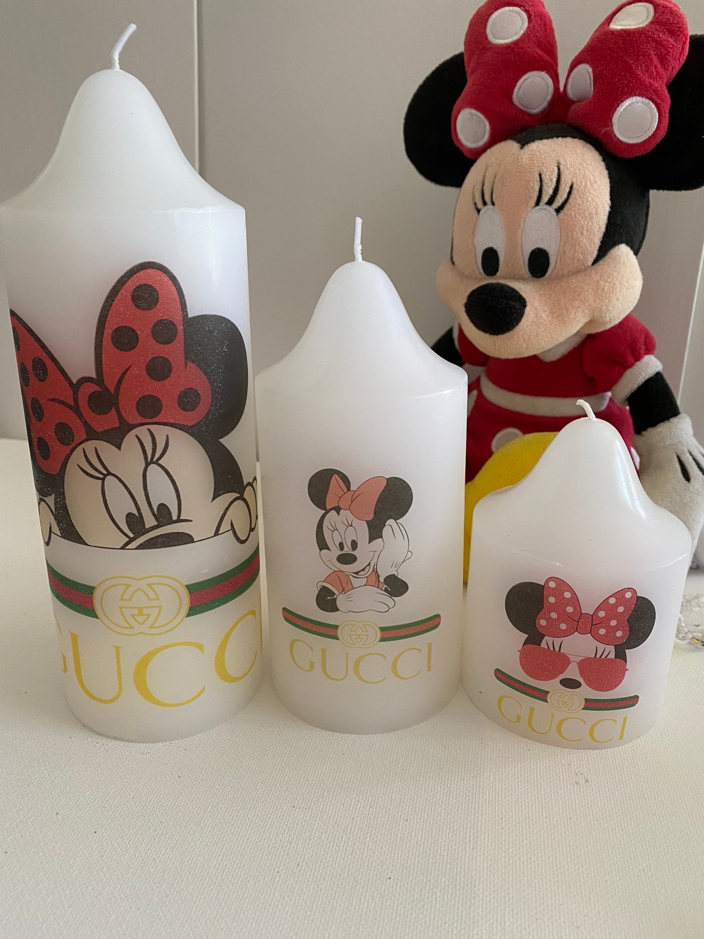 Designer Inspired Mickey & Minnie for Gucci trio set 3 styles to choose from