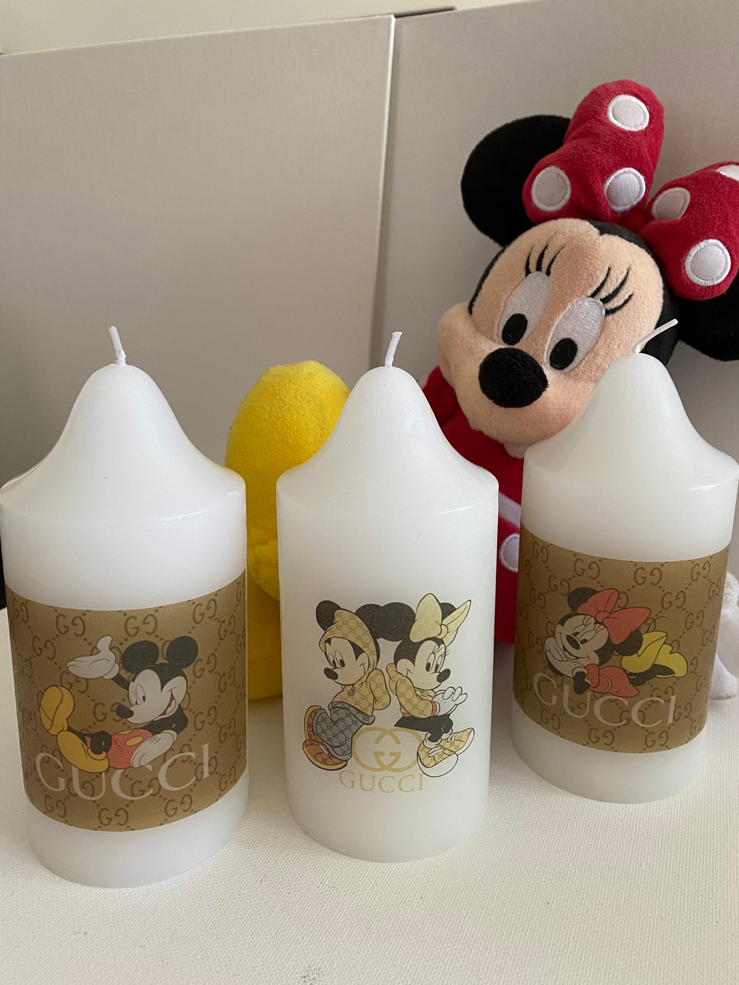 Designer Inspired Mickey & Minnie for Gucci trio set 3 styles to choose from