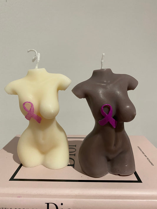 Survivor Female Torso breast cancer awareness