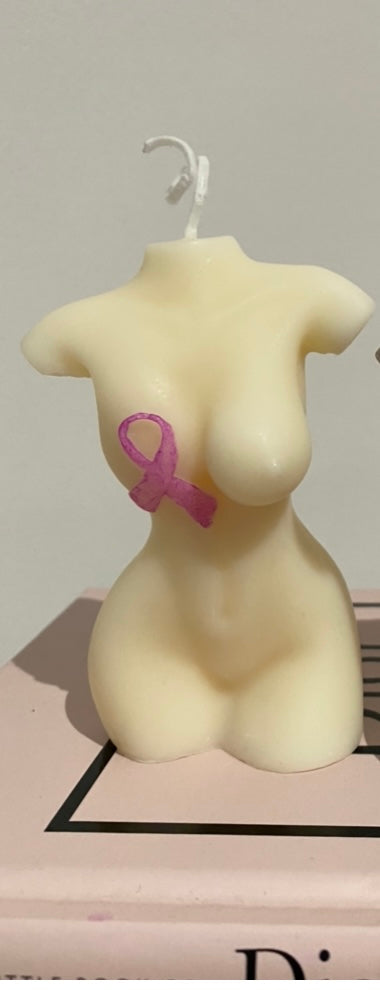 Survivor Female Torso breast cancer awareness