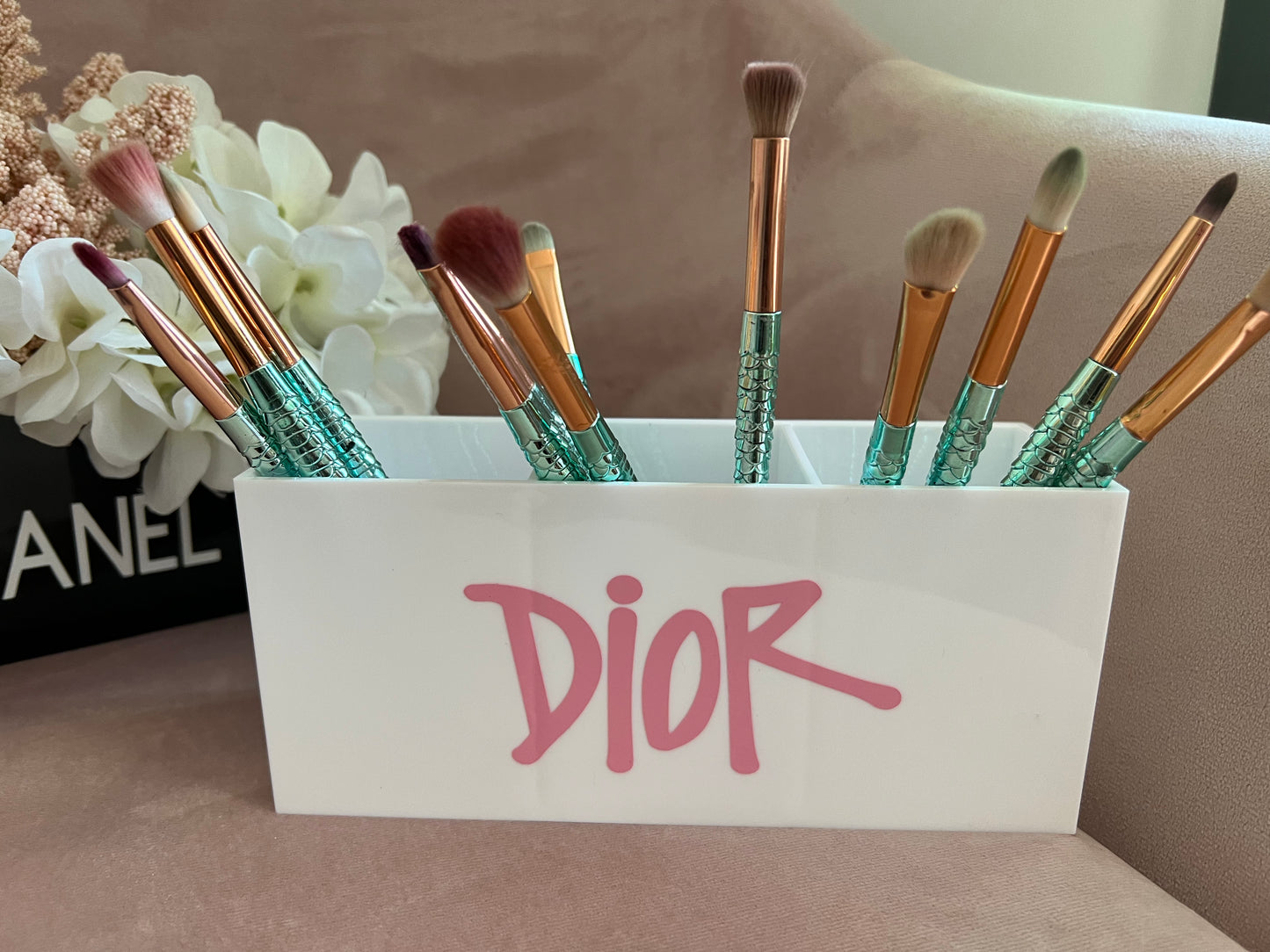 Makeup brush holder or flower box