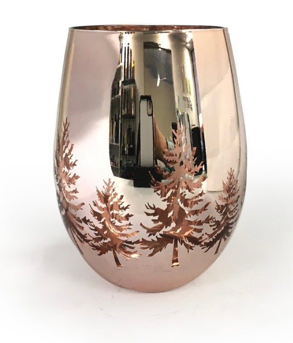 Christmas Candle Rose Gold